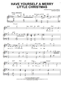 have yourself a merry little christmas piano sheet music xErP